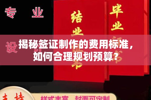 正蓝旗揭秘签证制作的费用标准，如何合理规划预算？