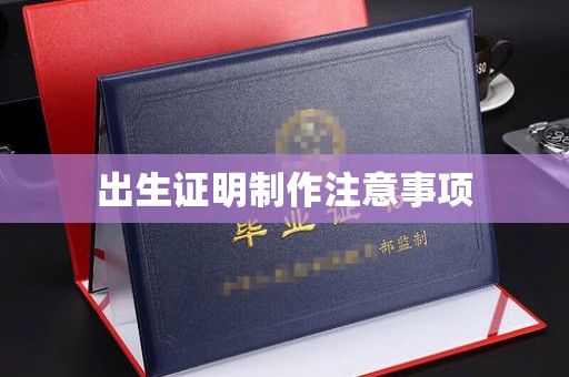 正蓝旗出生证明制作注意事项
