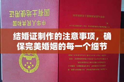 正蓝旗结婚证制作的注意事项，确保完美婚姻的每一个细节