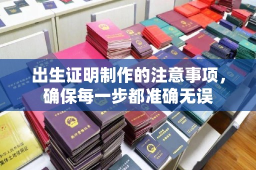 正蓝旗出生证明制作的注意事项，确保每一步都准确无误